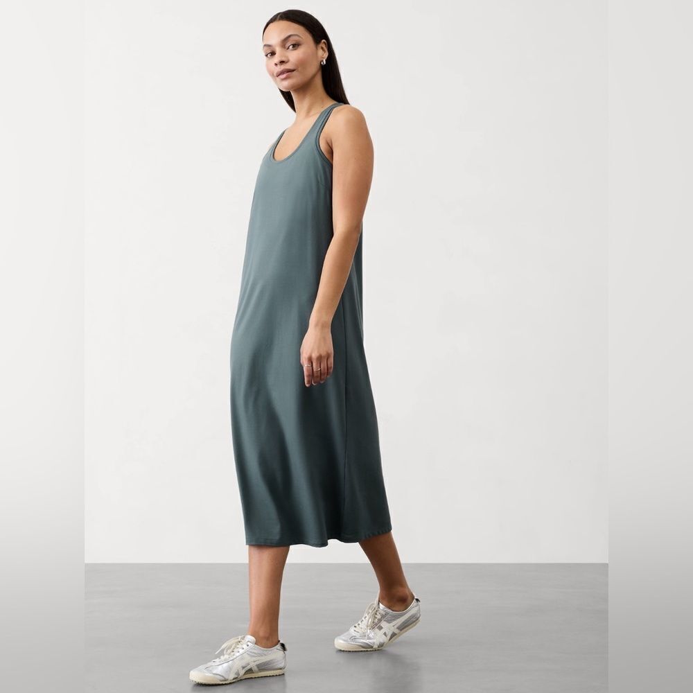 NWT Athleta Midi Scoop Dress - Picture 3 of 3